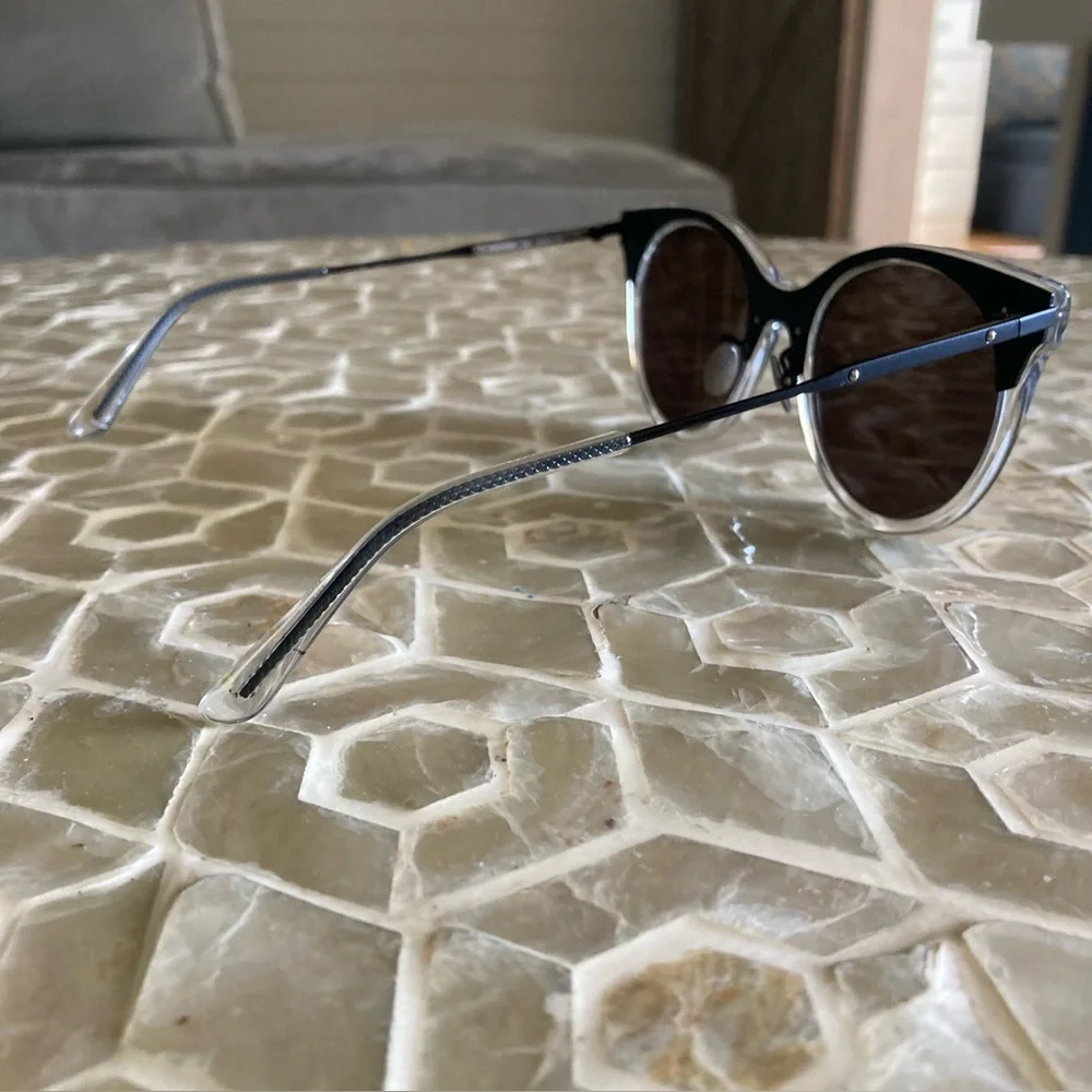 BOTTEGA VENETA 50MM Round Unisex Core Sunglasses in grey/brown
